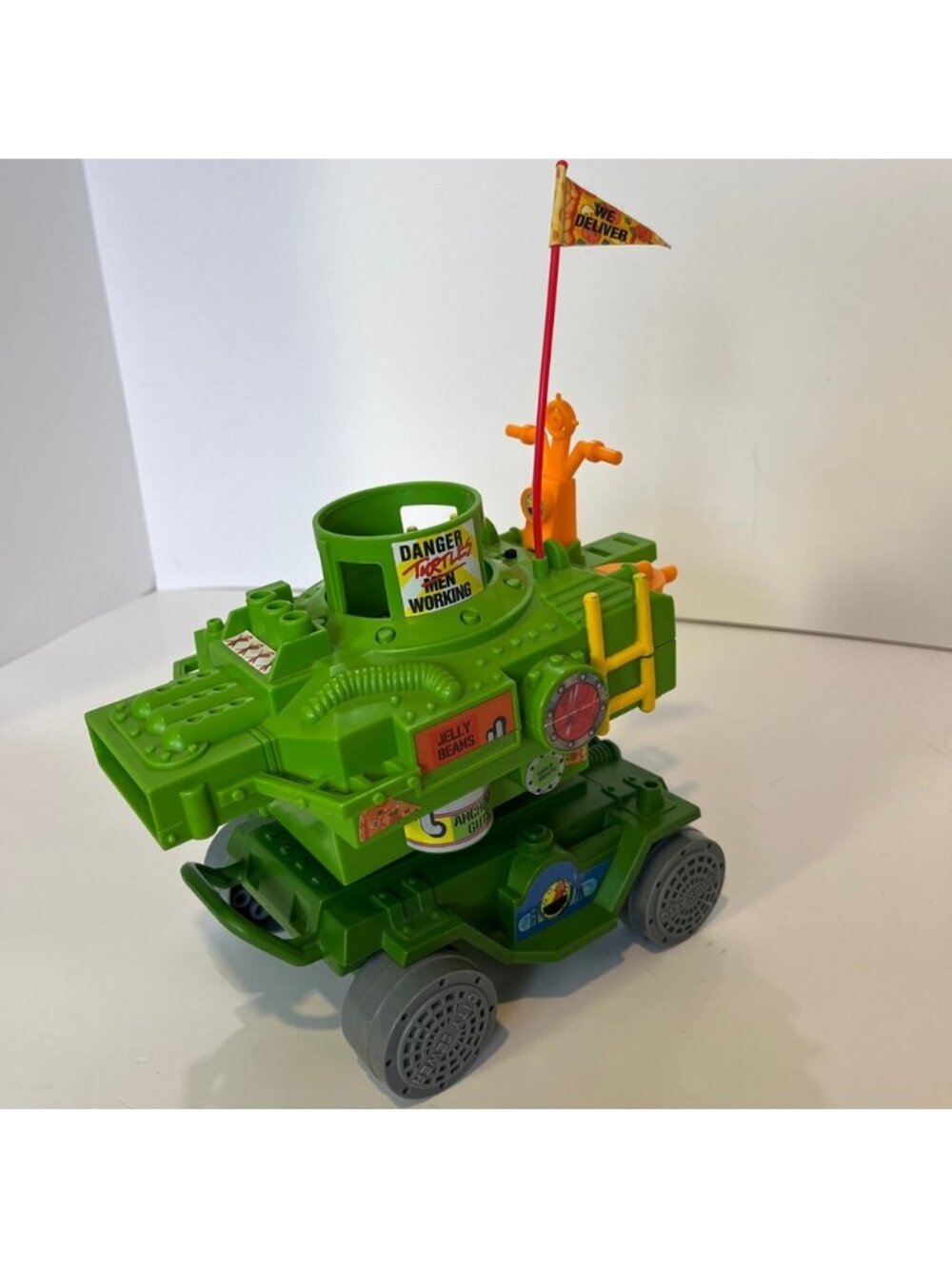 Vintage 1989 Teenage Mutant Ninja Turtles TMNT Playmates Pizza Thrower Vehicle